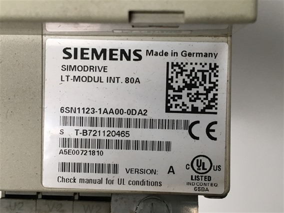 Siemens 6SN1123-1AA00-0DA2, part of the set-LT-MODUL INT.8