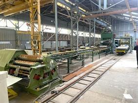 Pinchart Deny punching press + Lisse CBC 1250 x 8 mm  , Линии профилирования