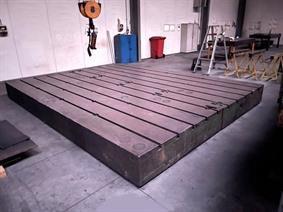 T-slot Table 4500 x 3500 mm, Piastre e basamenti
