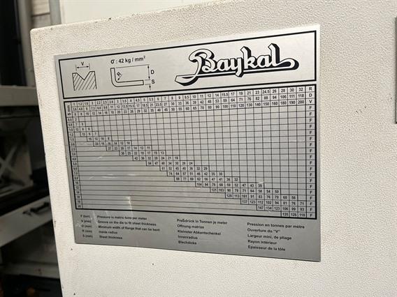 Baykal APH 300 ton x 3100 mm CNC