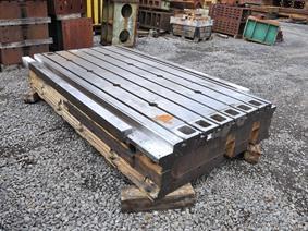 T-slot Table 3000 x 135 x 430 mm, Piastre e basamenti